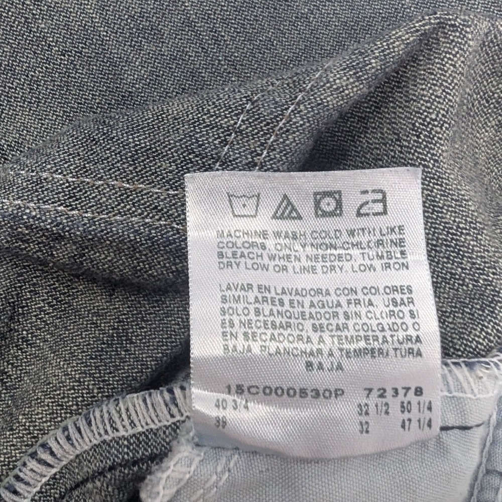 Lee Men's 38x32 Premium‎ Select Dark Wash Straight Leg Jeans - Picture 13 of 13